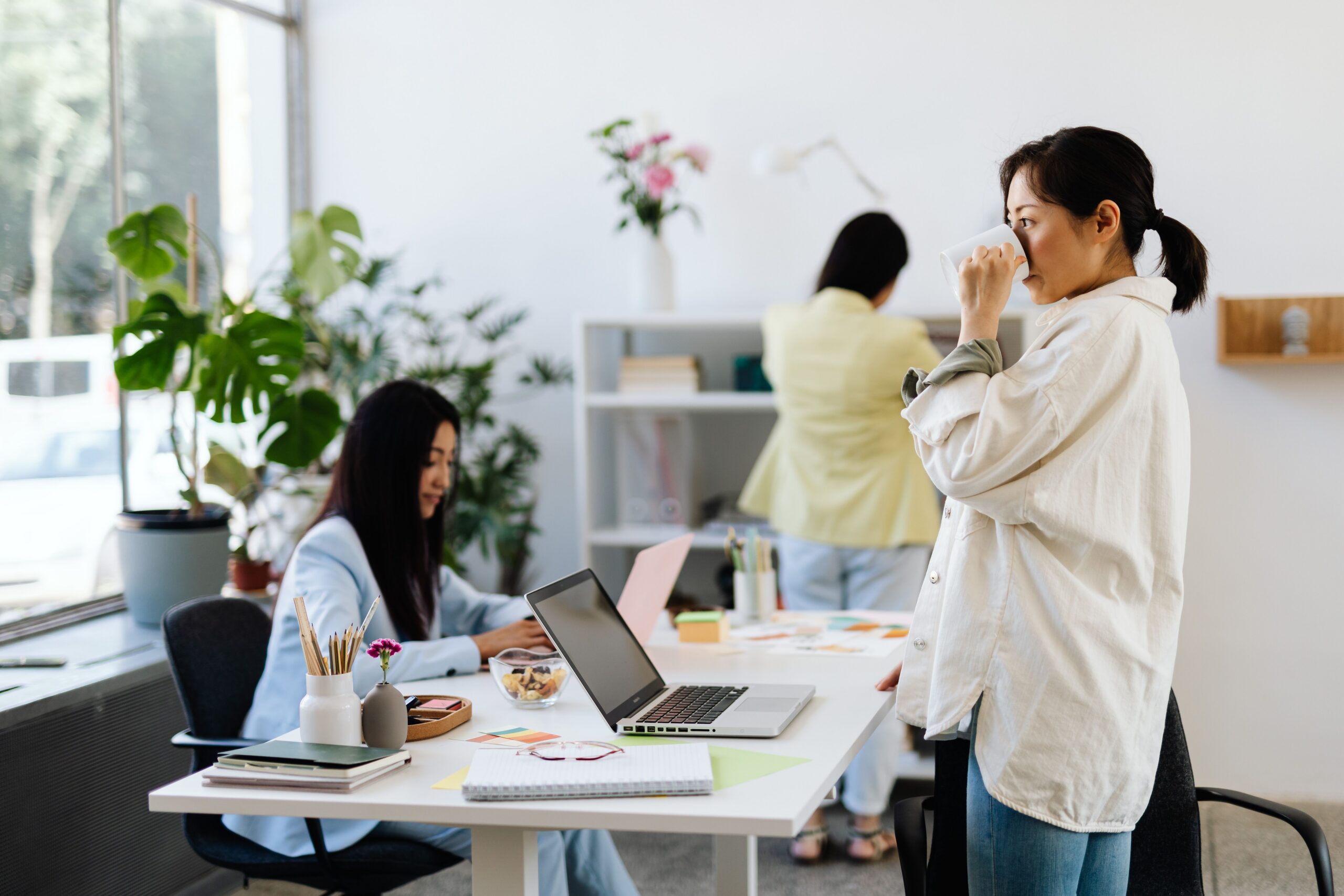office workers